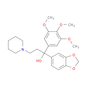 1-Piperidinepropanol, a-1,3-benzodioxol-5-yl-a-(3,4,5-trimethoxyphenyl)-