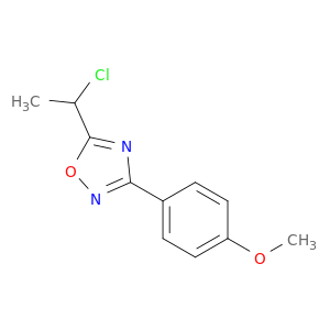 5-(1-Chloroethyl)-3-(4-methoxyphenyl)-1,2,4-oxadiazole