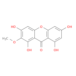 9H-Xanthen-9-one, 1,3,6,8-tetrahydroxy-2-methoxy-