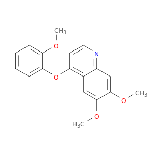 Quinoline, 6,7-dimethoxy-4-(2-methoxyphenoxy)-