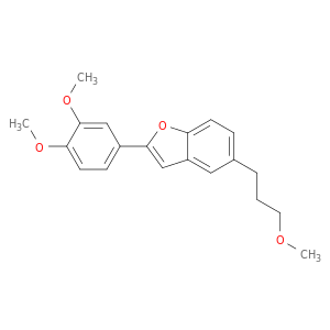 2-(3,4-二甲氧基苯基)-5-(3-甲氧基丙基)苯并呋喃