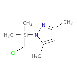 1H-Pyrazole, 1-[(chloromethyl)dimethylsilyl]-3,5-dimethyl-