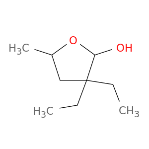 2-Furanol, 3,3-diethyltetrahydro-5-methyl-