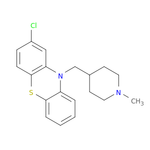 10H-Phenothiazine,2-chloro-10-[(1-methyl-4-piperidinyl)methyl]-