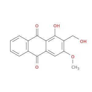 9,10-Anthracenedione, 1-hydroxy-2-(hydroxymethyl)-3-methoxy-