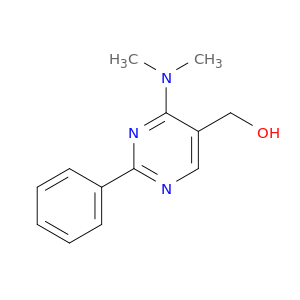 5-Pyrimidinemethanol, 4-(dimethylamino)-2-phenyl-
