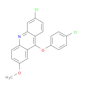 Acridine, 6-chloro-9-(4-chlorophenoxy)-2-methoxy-