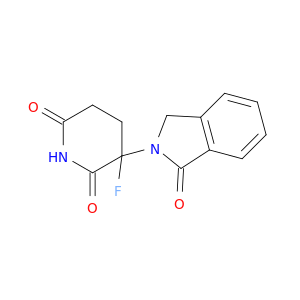 2,6-Piperidinedione, 3-(1,3-dihydro-1-oxo-2H-isoindol-2-yl)-3-fluoro-