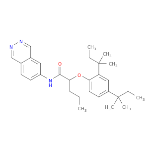 Pentanamide, 2-[2,4-bis(1,1-dimethylpropyl)phenoxy]-N-6-phthalazinyl-