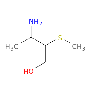 3-amino-2-(methylsulfanyl)butan-1-ol
