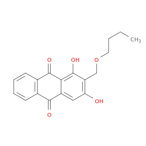 9,10-Anthracenedione, 2-(butoxymethyl)-1,3-dihydroxy-