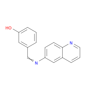 Phenol, 3-[(6-quinolinylimino)methyl]-