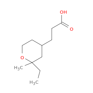 2H-Pyran-4-propanoicacid, 2-ethyltetrahydro-2-methyl-