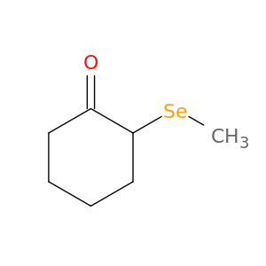 Cyclohexanone, 2-(methylseleno)-