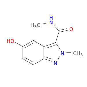 2H-Indazole-3-carboxamide, 5-hydroxy-N,2-dimethyl-