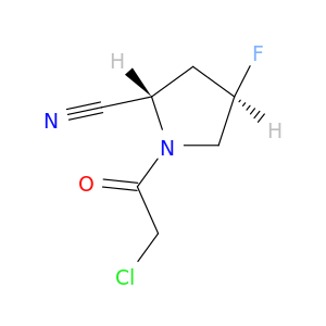 2-Pyrrolidinecarbonitrile, 1-(chloroacetyl)-4-fluoro-, (2S,4R)-