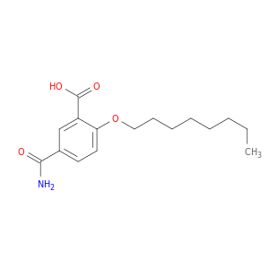 Benzoic acid, 5-(aminocarbonyl)-2-(octyloxy)-