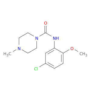 1-Piperazinecarboxamide, N-(5-chloro-2-methoxyphenyl)-4-methyl-