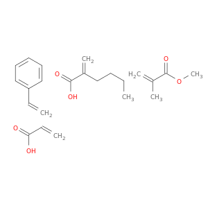 2-丙基酸,2-甲基,甲酯,具有丁基2-丙酸乙酯,乙苯苯和2-丙酸的聚合物