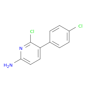 2-Pyridinamine, 6-chloro-5-(4-chlorophenyl)-