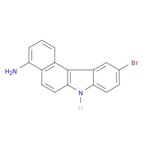 7H-Benzo[c]carbazol-4-amine, 10-bromo-