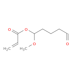 2-Propenoic acid, 1-methoxy-5-oxopentyl ester