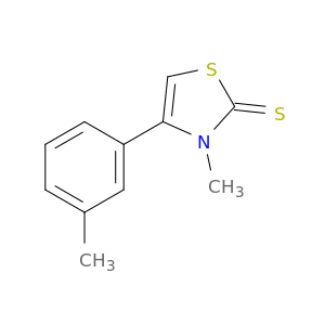 2(3H)-Thiazolethione, 3-methyl-4-(3-methylphenyl)-