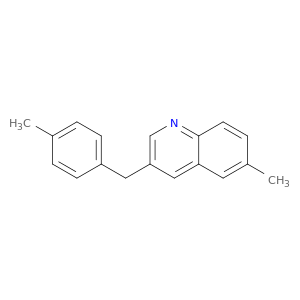 Quinoline, 6-methyl-3-[(4-methylphenyl)methyl]-