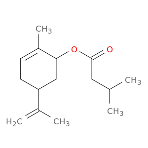 2-甲基-5-(1-甲基乙烯基)-2-环己烯-1-基3-甲基丁酸酯