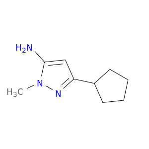 3-cyclopentyl-1-methyl-1H-pyrazol-5-amine