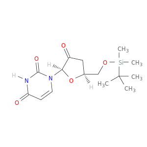 Uridine, 2',3'-dideoxy-5'-O-[(1,1-dimethylethyl)dimethylsilyl]-2'-oxo-