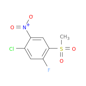 1-Chloro-5-fluoro-4-methanesulfonyl-2-nitrobenzene