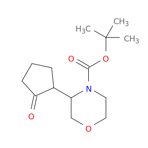 tert-butyl 3-(2-oxocyclopentyl)morpholine-4-carboxylate