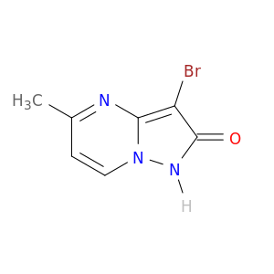 Pyrazolo[1,5-a]pyrimidin-2(1H)-one, 3-bromo-5-methyl-