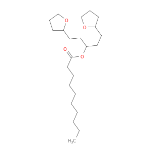 1,5-di(tetrahydrofuran-2-yl)pentan-3-yl decanoate