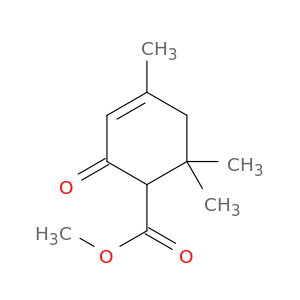 3-Cyclohexene-1-carboxylic acid, 4,6,6-trimethyl-2-oxo-, methyl ester