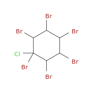 Cyclohexane, 1,2,3,4,5,6-hexabromo-1-chloro-