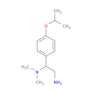 {2-amino-1-[4-(propan-2-yloxy)phenyl]ethyl}dimethylamine