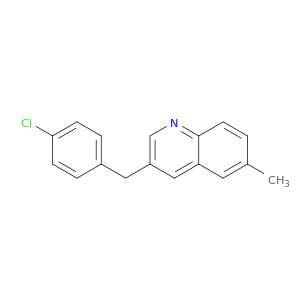 Quinoline, 3-[(4-chlorophenyl)methyl]-6-methyl-