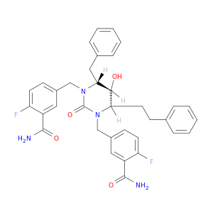 (4r,5r,6r)-4-benzyl-5-hydroxy-1,3-bis[3-(hydroxymethyl)benzyl]-6-(2-phenylethyl)tetrahydropyrimidin-2(1h)-one