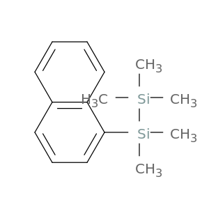 Disilane, pentamethyl-1-naphthalenyl-