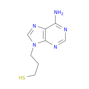 9H-Purine-9-propanethiol, 6-amino-