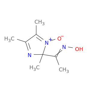 Ethanone, 1-(2,4,5-trimethyl-1-oxido-2H-imidazol-2-yl)-, oxime