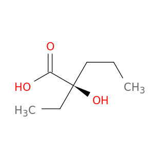 Pentanoic acid, 2-ethyl-2-hydroxy-, (2R)-