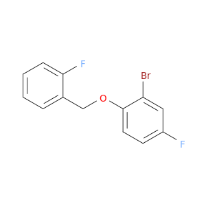 2-Bromo-4-fluoro-1-((2-fluorobenzyl)oxy)benzene