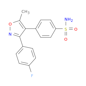 Benzenesulfonamide, 4-[3-(4-fluorophenyl)-5-methyl-4-isoxazolyl]-