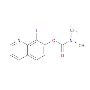 Carbamic acid, dimethyl-, 8-iodo-7-quinolinyl ester