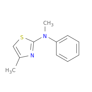 2-Thiazolamine, N,4-dimethyl-N-phenyl-