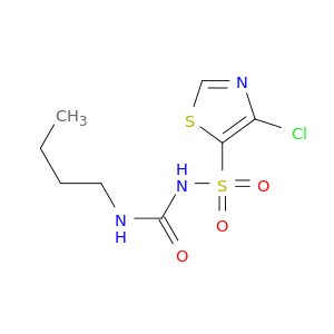 5-Thiazolesulfonamide, N-[(butylamino)carbonyl]-4-chloro-