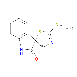 Spiro[3H-indole-3,5'(4'H)-thiazol]-2(1H)-one,2'-(methylthio)-, (3S)-